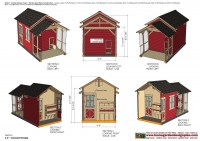 CB202 _ Combo Chicken Coop Garden Shed Plans Construction_16